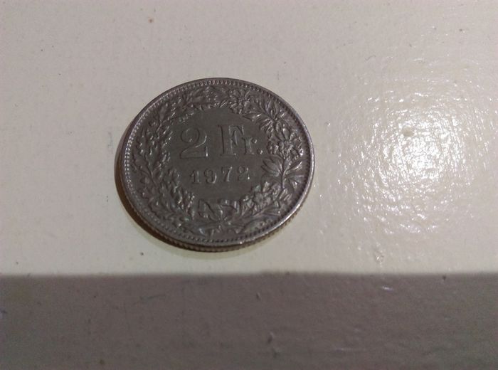 Switzerland 2 Francs 1972