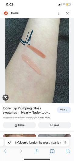 Iconic London lip plumping gloss in nearly nude