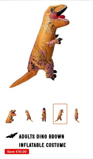 Adult Inflatable Dinosaur Costume