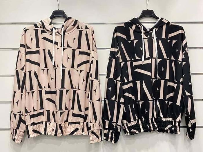 Patterned hoodie