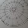 Vintage 70's reversible dart board and dart Image 4