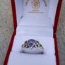 Tanzanite Silver Ring Image 6