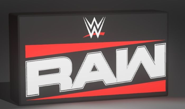 WWE Raw LED Lightbox