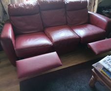 Leather sofas
