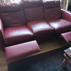 Leather sofas