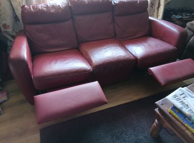 Leather sofas