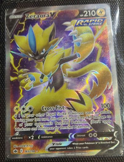 Pokemon Chilling Reign Zeraora V #165