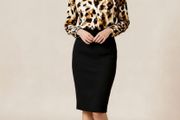 Mango satin blouse
