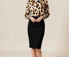 Mango satin blouse