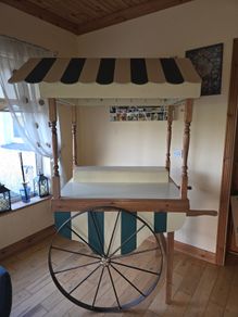 Wooden Candy Cart
