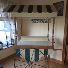 Wooden Candy Cart