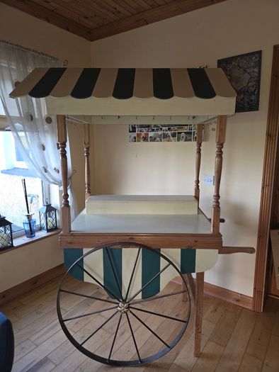 Wooden Candy Cart