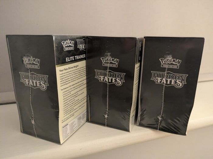 Pokemon Hidden Fates Elite Trainer Boxes