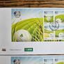 2006 Ireland Ryder Cup Matches Commemorative Stamps Booklet Pane featuring sets issued to commemorate Ryder Cup in Ireland with golf ball Mint Never Hinged (MNH). Hibernian HP1 Image 2