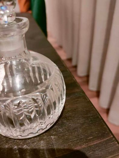 crystal perfume bottle