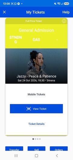 Jazzy ticket