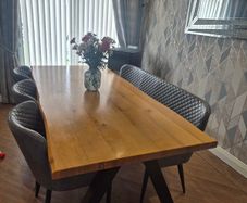 Dining table and chairs