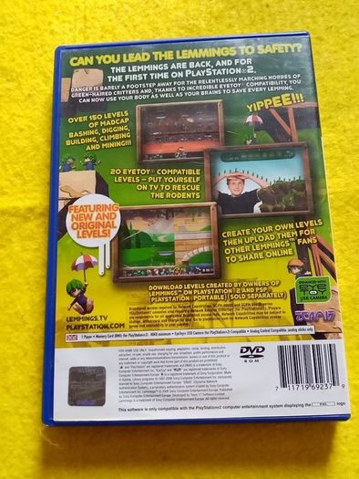 Lemmings PlayStation2 ps2 games Original
