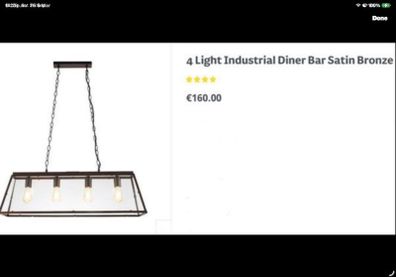 Stunning good quality light fitting