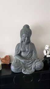 Set of 3 Buddha Statues - Indoor / Garden Decorative Ornaments