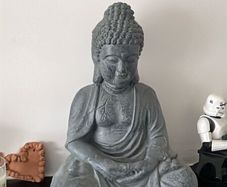 Set of 3 Buddha Statues - Indoor / Garden Decorative Ornaments