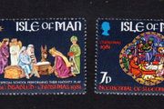 1981 Isle of Man Christmas 81 Commemorative Stamps Mint Never Hinged (MNH)