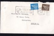 1971 Ireland Slogan Decimal Day 15th February tying 3d &amp; 6d Gerl definitive with Dublin cancel of 29th January 1971 on addressed cover