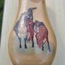 Old Chinese Color Enamel Porcelain Vase Image 5