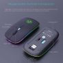 I-Mice 2-mode Rechargeable Wireless Bluetooth Ultra Slim Backlit Mouse. Image 7