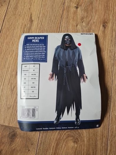 Grim reaper men costume