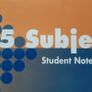 Premier A4 250pg 5 Subject Student Notebook Project Book Home Office School College Image 3