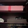 Large Fitted Wardrobe  Dark Wood with Mirrored Doors ono Image 2