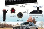 12-Led Strobe Flash Light Emergency Warning with Suction Cups