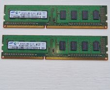 4gb (2x2gb) Samsung Ddr3 Desktop Ram 1333mhz Pc3-10600u