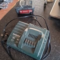 metabo charger and battery