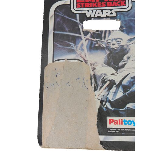 Star Wars Vintage Yoda Palitoy ESB Card Extra Snake Cane Variant 1980