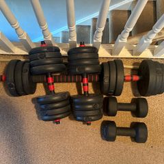 Adjustable Dumbbell Barbell WeigSet