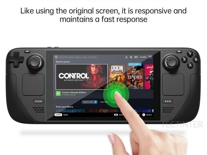 Steam Deck Tempered Glass Screen Protector