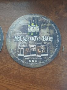 McCafferty's Bar Dungloe Donegal Beer mat