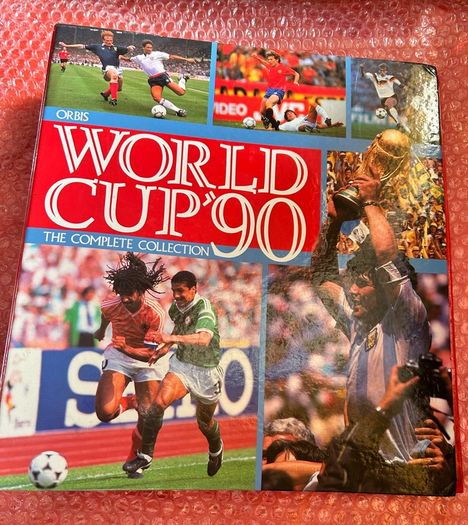 World Cup 90 Sticker Collection binder