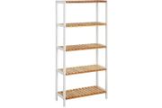 Standing shelf with 5 levels Bamboo