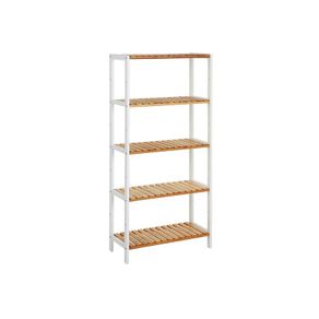 Standing shelf with 5 levels Bamboo