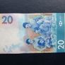 Hong Kong 2018.20 Dollars.Uncirculated Banknote. Image 2