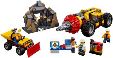 lego City 60186 Mining Heavy Driller