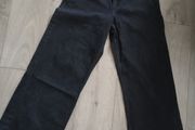 Black wide jeans