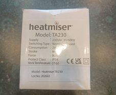 Heatmiser TA230 underfloor heating actuators
