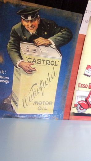 Esso classic car poster Castrol Wakefield oil large poster