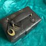 John Rocha dark brown leather jewellery box Image 5