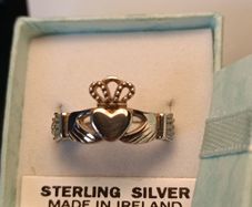 High Quality Solid Heavy Sterling Silver Claddagh Ring