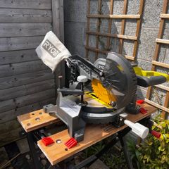RYOBI EMS190DC 18V One+ Mitre Saw + Workmate